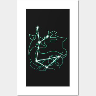 Cervus Minor Constellation Posters and Art